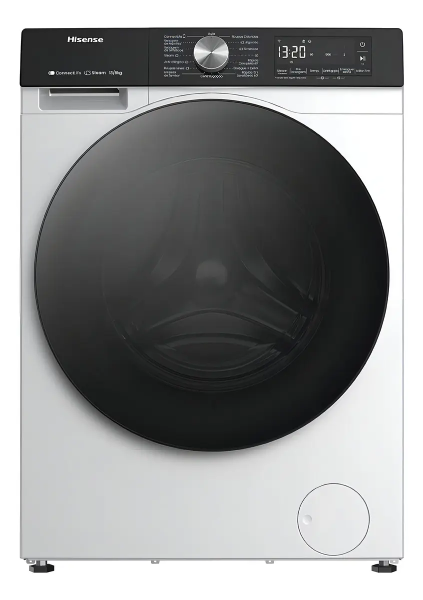Máquina de Lavar Lava-seca Hisense WD3S13 13kg Branco 220V