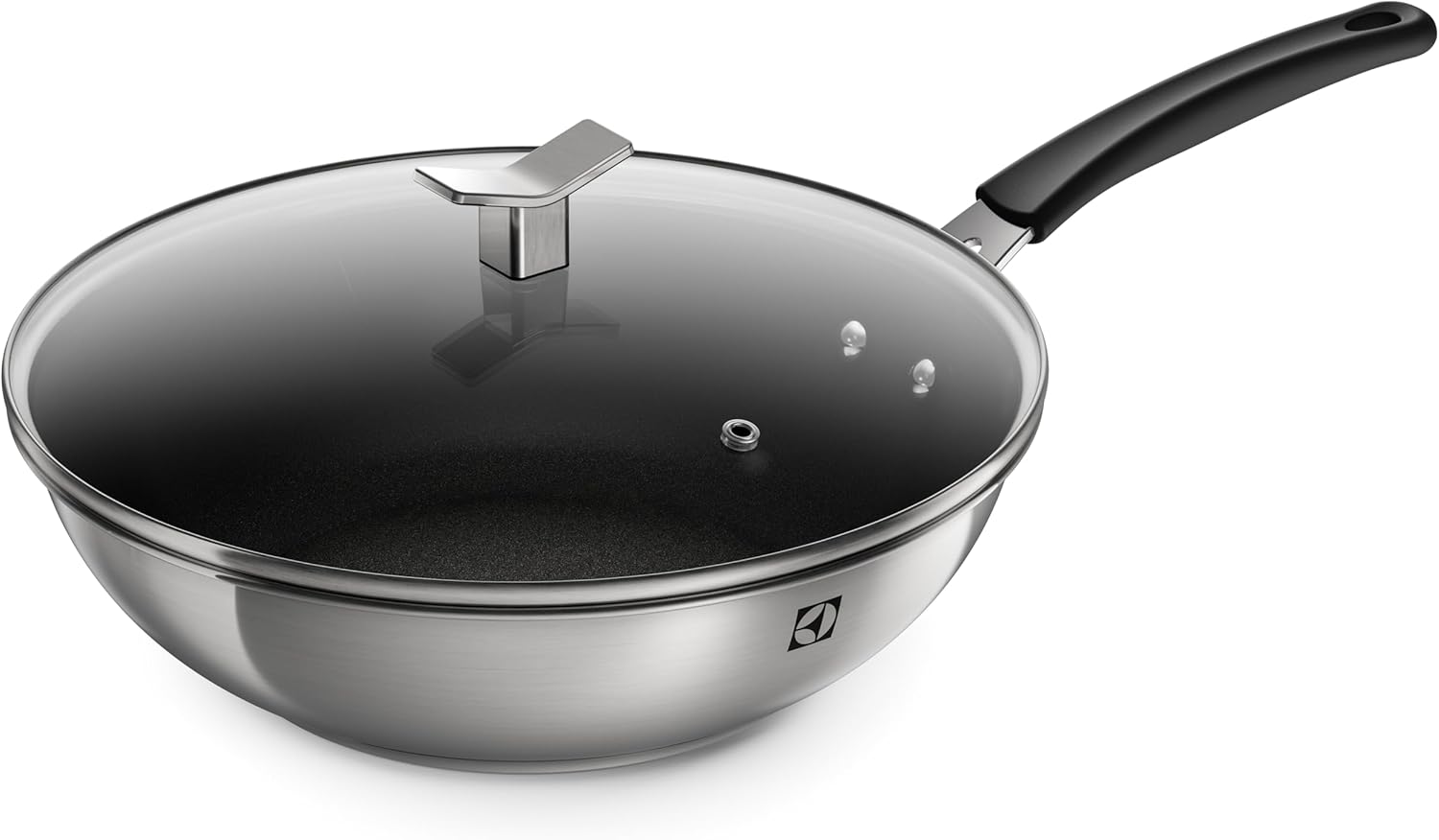 Electrolux Frigideira Wok com Tampa Aço Inox Antiaderente 28cm