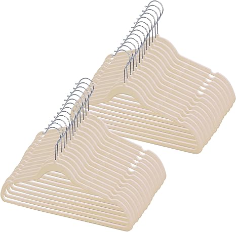 Kit 50 Cabides de Veludo 