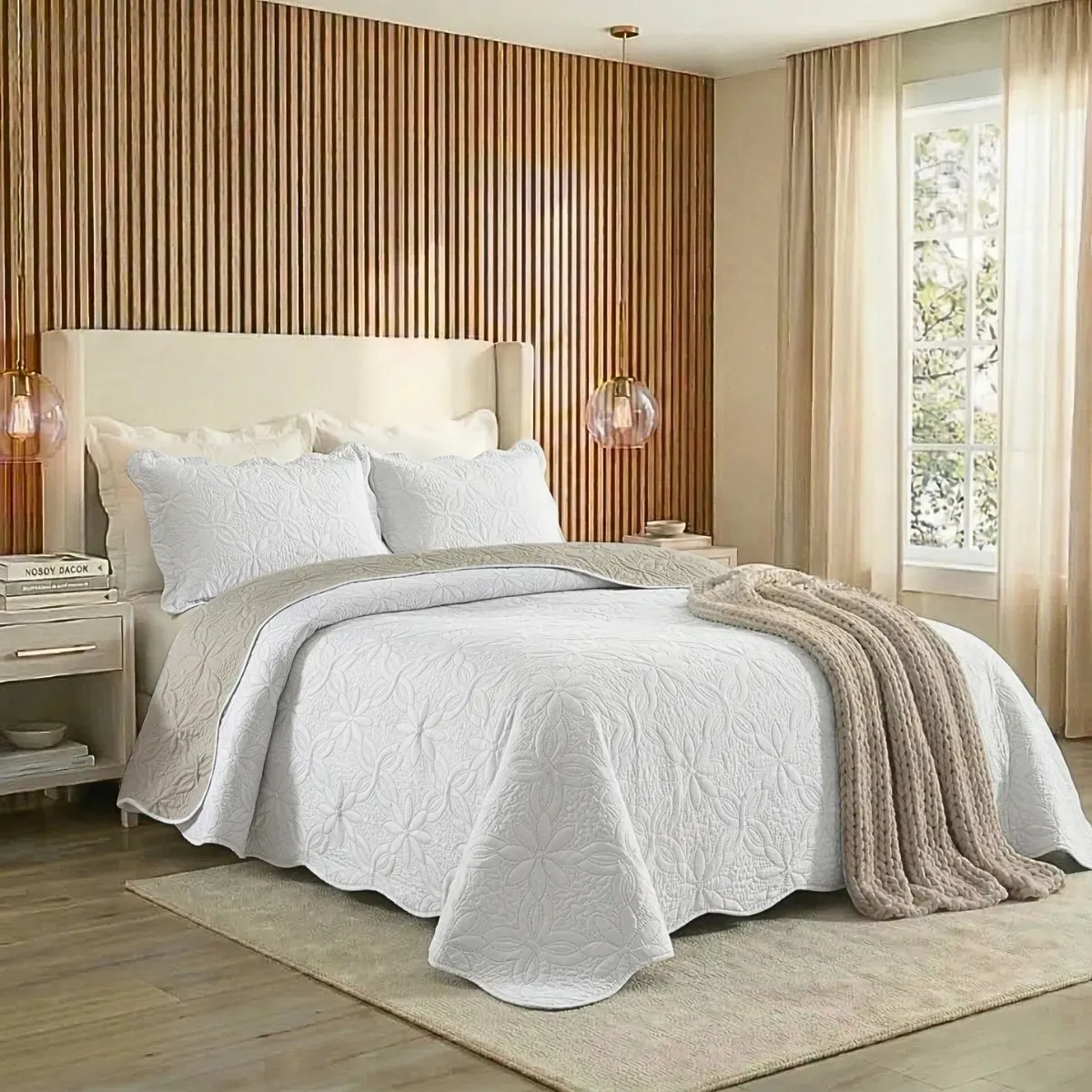 Colcha De Cama Queen 3 Peças 240x260