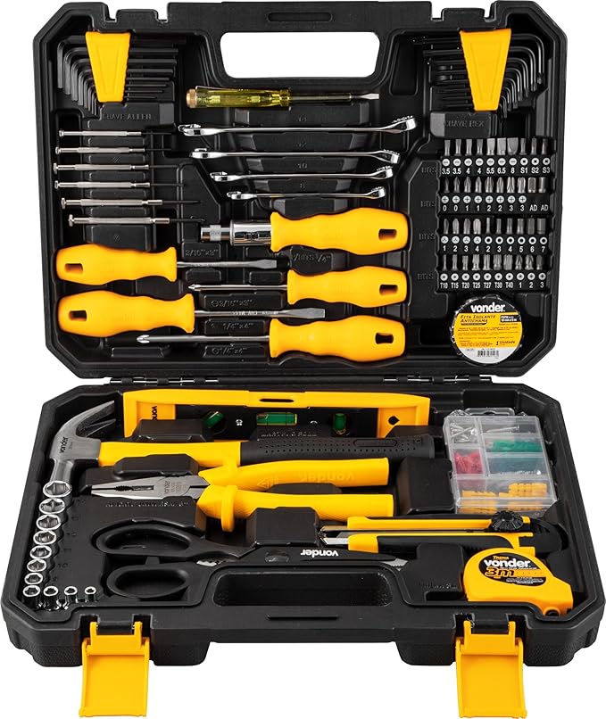 Kit de Ferramentas com 126 Peças Com Maleta